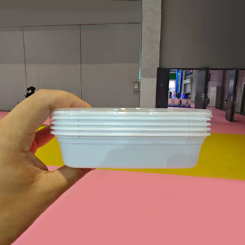 Disposable Rectangular Plastic Packing Bowl