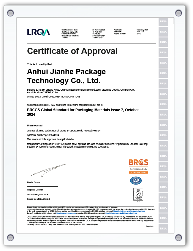 BRC Certificate