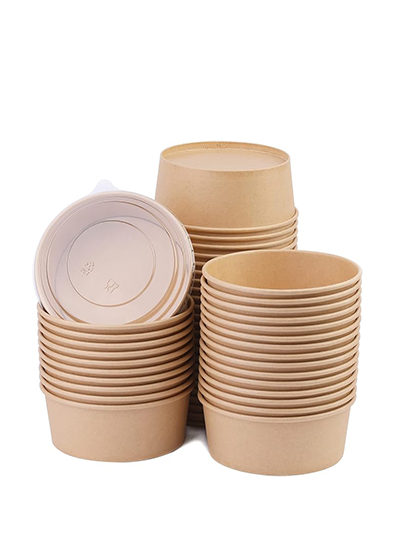 Disposable Paper Bowls  (PE/PLA)