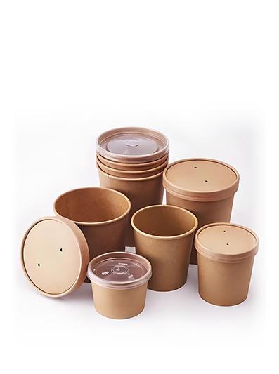 Disposable Paper Tubs  (PE/PLA)