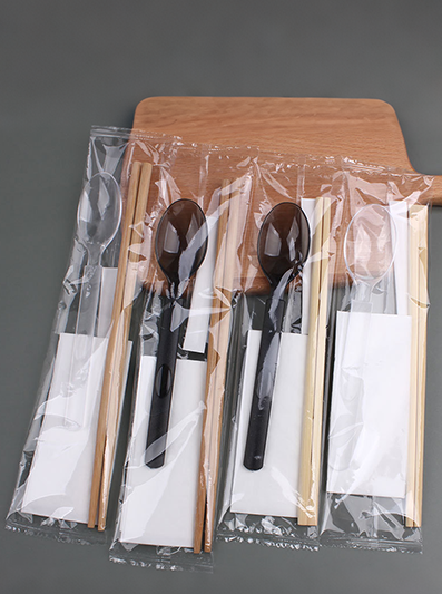 OPP Film Wrapped Disposable Cutlery Sets